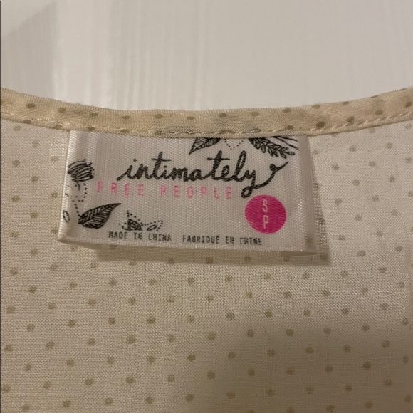 Free People Cream Polka Dot Dress - Picture 2 of 3